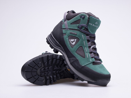 Wyprzedaż - Buty damskie trekkingowe Bergson green (KAKKA MID STX grass green)