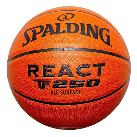 Piłka do koszykówki REACT TF-250 LOGO FIBA SPALDING - 7 689344407005 (689344407005)