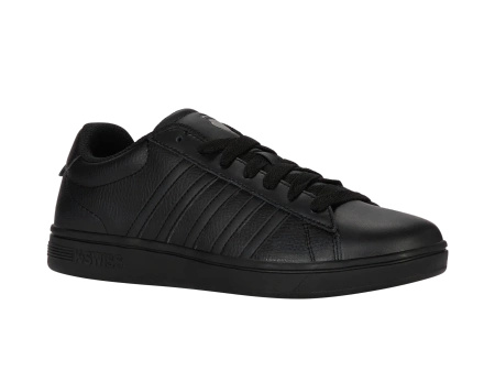 Męskie sneakersy K-Swiss COURT TIEBREAK II BLACK/BLACK/BLACK-M (04413-010-M)