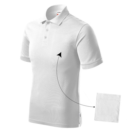 Koszulka polo męska Resist Heavy Polo (biały 00 (brand label)) (MLI-R20LW)