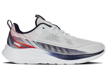 Męskie sneakersy K-Swiss PROTO TRAINER WHITE/PEACOAT/MARS RED-M (04302-113-M)