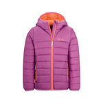 Kurtka ultralekka przejściowa dziecięca dla dziewczynki Trollkids Girls Eikefjord Jacket mallow pink/papaya (464-242)