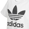 Koszulka sportowa dziecięca adidas Trefoil Tee bawełniana biała (DV2904)