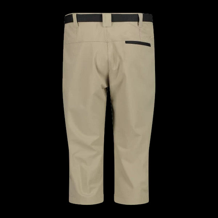 Wyprzedaż - Spodnie trekkingowe damskie CMP Woman Capri trzy czwarte bezowe (3T51246/P753)