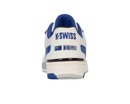 Męskie sneakersy K-Swiss SI-18 RIVAL WHITE/BLUE QUARTZ/BLACK-M (08531-125-M)