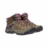 Wyprzedaż - Buty trekkingowe damskie Keen Targhee III MID WP skórzane wodoodporne brązowe (KE-1018178)