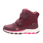 Buty zimowe Trollkids Kids Hafjell Winter Boots dla dziewczynki/chłopca wodoodporne fioletowe (264-419)