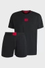 Piżama HUGO GALAXY SHORT czarny (50540091-001)