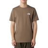 Koszulka The North Face M SS SIMPLE DOME TEE Brązowy (NF0A87NGBOW)