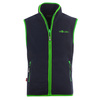 Kamizelka polarowa dziecięca dla chłopca/dziewczynki Trollkids Kids Arendal Vest navy/viper green (134-100)