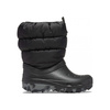 Buty zimowe dziecięce Crocs Classic Neo Puff Boot K śniegowce dla dzieci czarne (207684-BLACK)