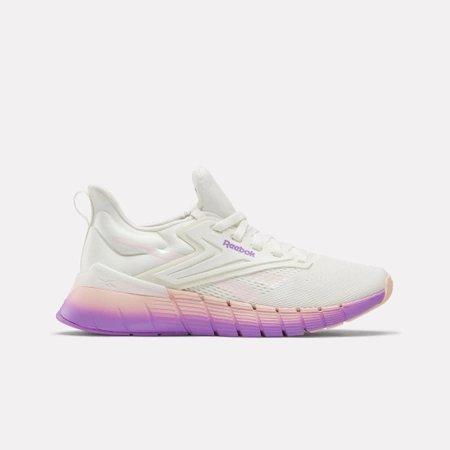 Wyprzedaż - Buty treningowe damskie Reebok Nano Gym sneakersy na siłownię białe/fioletowe (100208624)