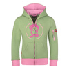 Kurtka dresowa z kapturem dziecięca dla chłopca/dziewczynki Trollkids Kids Sortland Jacket pistachio green/mallow pink (139-353)