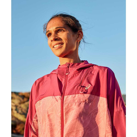 Kurtka Asics FujiTrail Packable Windbreaker W Różowa (2012C977-500)