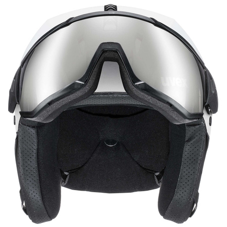 Kask narciarski damski/męski Uvex Instinct Visor snowboardowy sportowy biały (56/6/260/50)