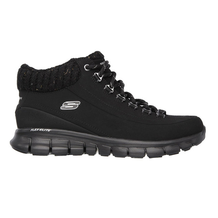 Buty sportowe damskie Skechers Synergy Winter Nights sneakersy czarne (12122-BBK)