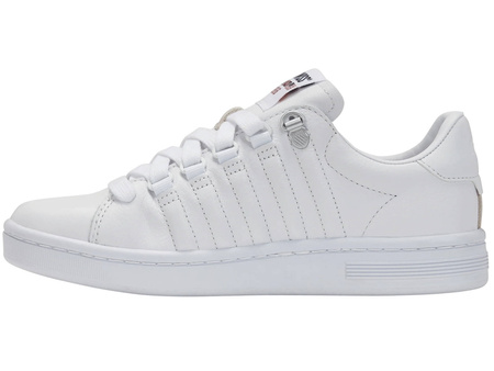 Sneakersy męskie skórzane białe K-Swiss LOZAN II tenisówki (07943-966-M)