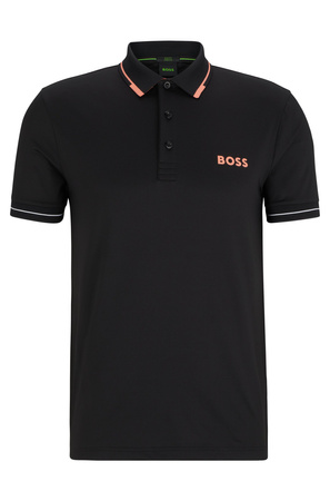 Koszulka Polo męska BOSS Paul Pro NERO slim fit czarna (50506203-002)