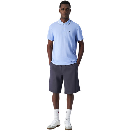 Koszulka męska Champion polo błękitna (220897 BS186)