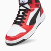 Sneakersy męskie Puma Rebound v6 SoftFoam+ buty sportowe biało-czarno-czerwone (392326-04)