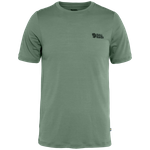 T-shirt męski Fjällräven Abisko Wool Logo SS M Patina Green (F86977-614)