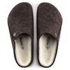 Klapki Birkenstock Zermatt Shearling FE Mocha wąska stopa (1016571)