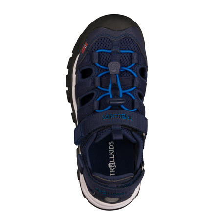 Sandały sportowe dziecięce dla chłopca/dziewczynki Trollkids Kids Kristiansand Sandal XT navy/medium blue (665-117)