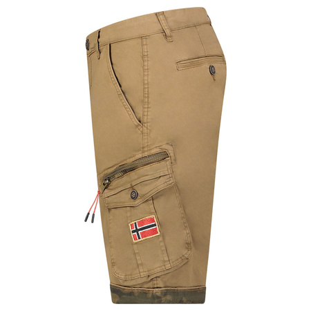 Bermudy Geographical Norway PARENTO KAKI DB MEN 317 khaki męska (SY1694H/GN-Kaki)