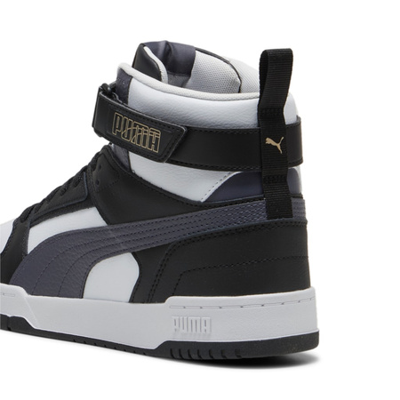 Wyprzedaż - Sneakersy męskie Puma RBD Game wysokie za kostkę skórzane czarne (385839-32)