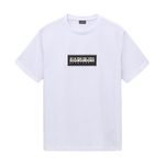 Koszulka Napapijri S-BOX LOGO SS Biały (NP0A4I3L002)