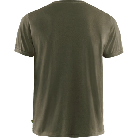 T-shirt męski Fjällräven Fjällräven Logo T-shirt M Dark Olive (F87310-633)