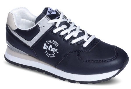 Buty sportowe męskie Smartstep Lee Cooper Navy sneakersy klasyczne granatowe (LCJ-23-31-3075M)