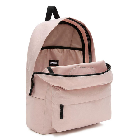 Plecak miejski damski Vans The Realm Backpack lifestylowy na laptopa różowy (VN0A3UI6BQL)