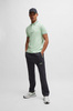 Koszulka Polo męska BOSS Paule 1 Open Green slim fit zielona (50512892-388)