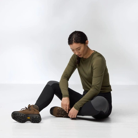 Spodnie damskie Fjällräven Abisko Värm Trekking Tights W Black-Iron Grey (F84790-550-048)