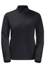 Wyprzedaż - Bluza polarowa damska Jack Wolfskin Taunus HZ W czarna (1709532_6000)