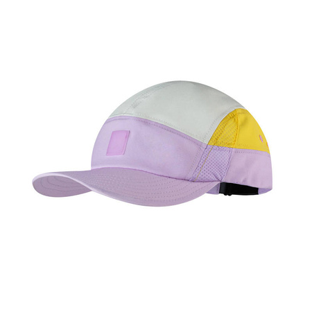 Sportowa czapka z daszkiem BUFF® 5 PANEL GO CAP DOMUS LILAC (8428927527493)