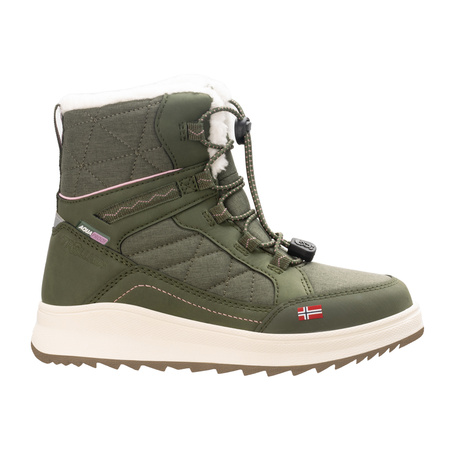 Buty zimowe dziewczęce Trollkids Girls Arendal Winter Boots XT wodoodporne zielone (671-323)