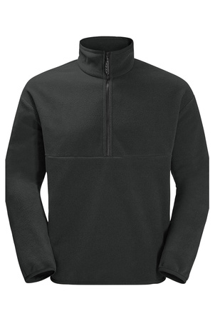 Wyprzedaż - Bluza polarowa damska/męska Jack Wolfskin Bockenheim Fleece czarna (1711091_6502)