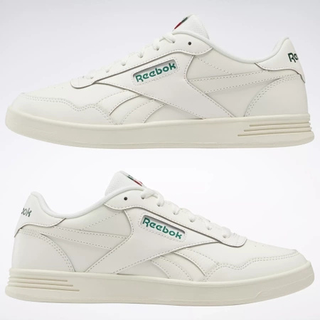 Wyprzedaż - Buty sportowe damskie/męskie Reebok Court Advance sneakersy tenisówki białe (100010620)