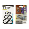 Nite Ize - S-Biner SlideLock Set #2  #3  #4 - Czarny (LSBC-01-R6)