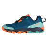 Buty hikingowe dziecięce dla chłopca/dziewczynki Trollkids Kids Sandefjord Hiker XT dusky turquoise/dark navy/glow orange (664-198)