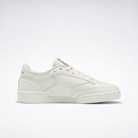 Wyprzedaż - Buty sportowe damskie Reebok Club C 85 Vintage W Chalk Alabaster stylowe sneakersy białe (100025379)