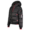 Kurtka zimowa puchowa damska Geographical Norway Calix Black EO DB LADY 068 czarna (WW1917F/GNO-BLACK-PINK)
