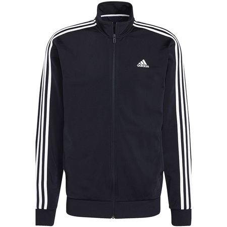 Bluza męska adidas Primegreen Essentials Warm-Up 3-Stripes granatowa (H46100)