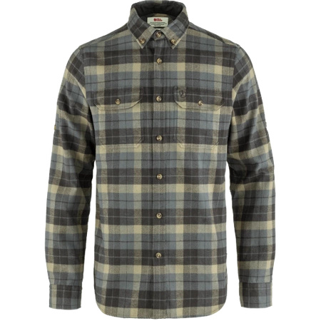 Koszula z długim rękawem męska Fjällräven Singi Heavy Flannel Shirt M Super Grey-Stone Grey (F81373-046-018)