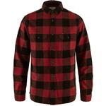 Koszula z długim rękawem męska Fjällräven Övik Heavy Flannel Shirt M Red-Black (F82978-320-550)