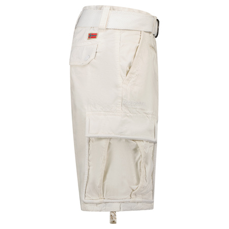 Bermudy Geographical Norway PASTEQUE EO MEN 063 biały męska (SX1425H/GNO-White)