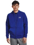 Bluza męska UNDER ARMOUR Essential Fleece Full-Zip niebieska (1373881-400 )