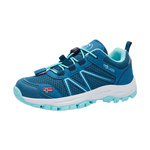 Buty hikingowe dziecięce dla chłopca/dziewczynki Trollkids Kids Sandefjord Hiker Low teal/glacier green (253-326)